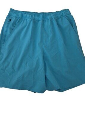 DSG Shorts Mens Small Blue Woven 6" Agility Elastic Drawstring Waist‎ NEW
